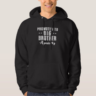 Funny Promoted To Big Brother Again Vintage Older  Hoodie