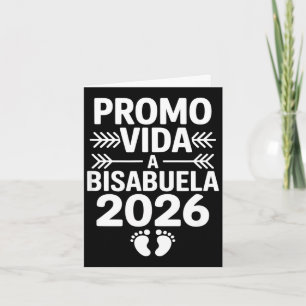 Funny promoted to bisabuela 2026 saying Funny prom Card