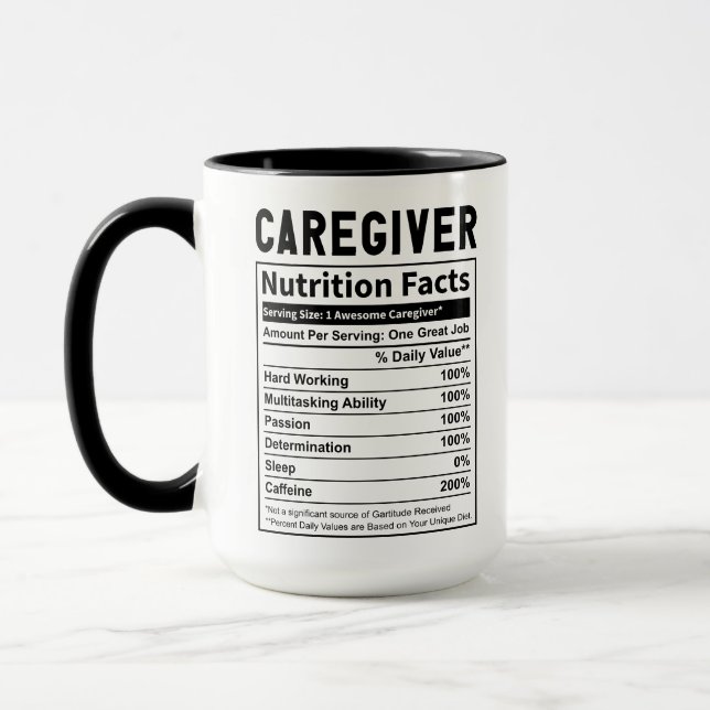 Funny Property Caregiver | Happy Caregiver Day Mug (Left)