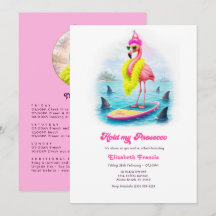 Funny Prosecco Flamingo Beach Bachelorette Weekend