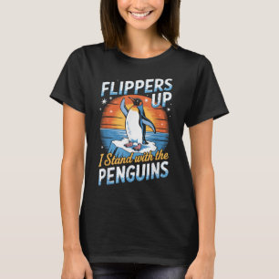 Funny Protest Tariff Penguins Protest Against Tari T-Shirt