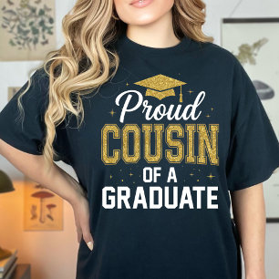 Funny Proud Cousin 2026 Graduation Celebration Des T-Shirt