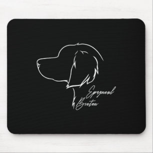 Funny Proud Epagneul Breton Profile Dog Mum Huntin Mouse Mat