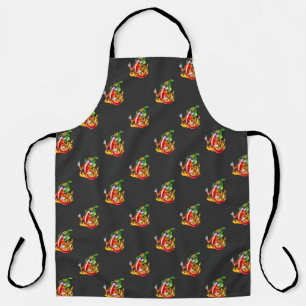 Funny Proud Firefighter Chilli All-Over Print Apro Apron