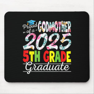 Funny Proud Godmother Of A Cl Of 2025 5th Grade Gr Mouse Mat