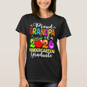 Funny proud grandpa of a class of 2026 kindergarte T-Shirt