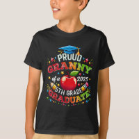 Funny Proud Granny Of A Cl Of 2025 5th Grade Gradu
