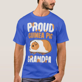 Funny Proud Guinea Pig Grandpa Papa Men Women  T-Shirt