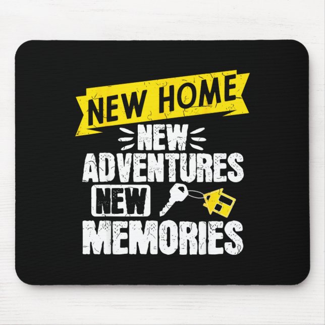 Funny Proud Homeowner New Homenew Adventures New M Mouse Mat (Front)