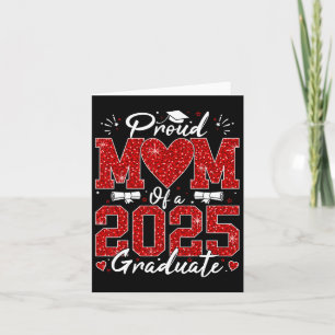 Funny Proud Mum Of A 2025 Graduate Senior 2025 Gra Card