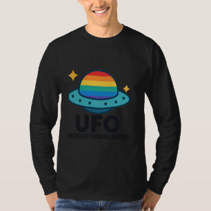 Funny Proud Straight Ally UFO T-Shirt