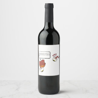 Funny Psychiatrist Wine Label