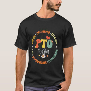 Funny PTO Vibes Crew Back to School Matching Group T-Shirt