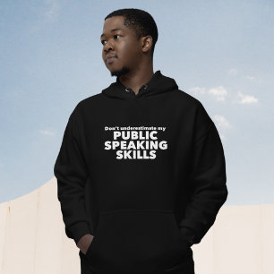 Funny Public Speaker Debate Team Hoodie