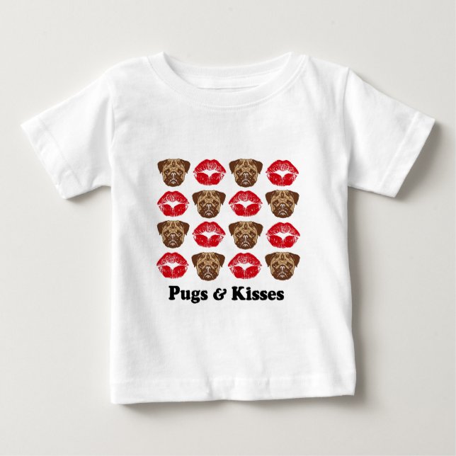 Funny Pug Baby T-Shirt (Front)