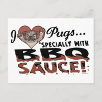 Funny Pug BBQ