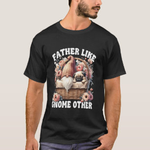 Funny Pug Fathers Day Gnome Pun For Pug Grandpa An T-Shirt