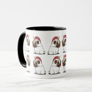 Funny Pug in Unicorn Outfit - Cute Animal Lover  Mug
