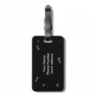 Funny Pug Luggage Tag