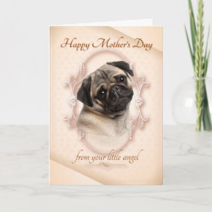 Funny Pug Mother's Day Card