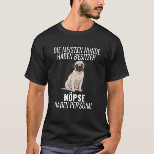 Funny Pug Personnel Dog Gift Pug Dog T-Shirt
