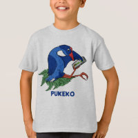 Funny Pukeko with mobile phone