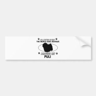 funny PULI designs Bumper Sticker