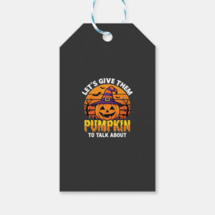 Funny Pumpkin Halloween Pun Design2 (1)_1 Gift Tags