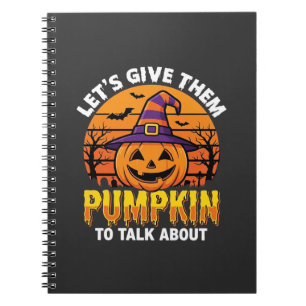 Funny Pumpkin Halloween Pun Design2 (1)_1 Notebook