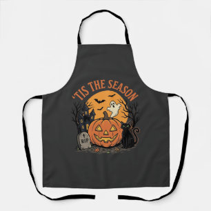 Funny Pumpkin Halloween Pun Design2 (2)_1 Apron