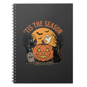 Funny Pumpkin Halloween Pun Design2 (2)_1 Notebook