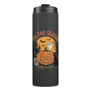 Funny Pumpkin Halloween Pun Design2 (2)_1 Thermal Tumbler