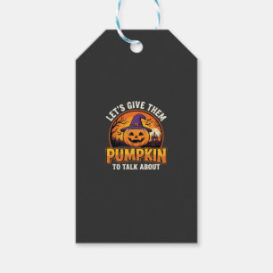 Funny Pumpkin Halloween Pun Design_1 Gift Tags