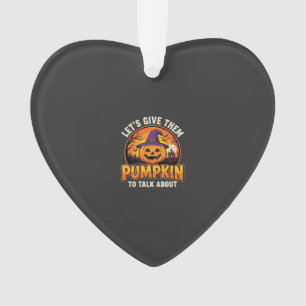 Funny Pumpkin Halloween Pun Design_1 Ornament
