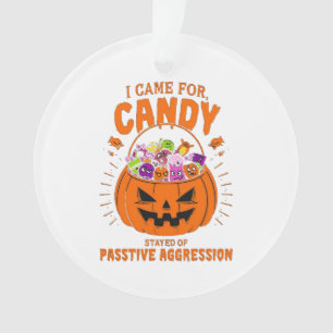 Funny Pumpkin Ornament – Sarcastic Halloween Decor