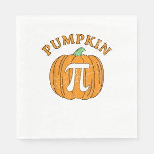 Funny Pumpkin Pie Halloween Thanksgiving Pumpkin P Napkin