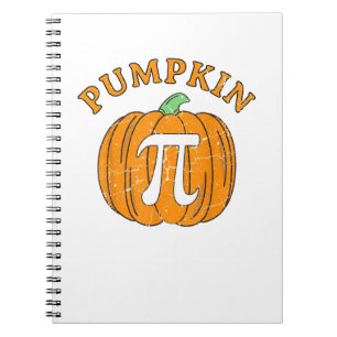 Funny Pumpkin Pie Halloween Thanksgiving Pumpkin P Notebook