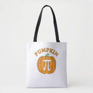 Funny Pumpkin Pie Halloween Thanksgiving Pumpkin P Tote Bag