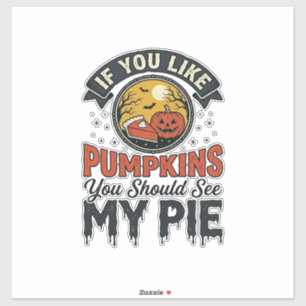Funny Pumpkin Pie Halloween Vintage Shirt Design_1