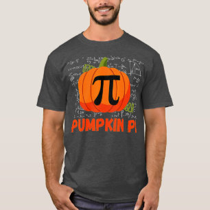 Funny Pumpkin Pie Math, Pumpkin Pi Funny Halloween T-Shirt