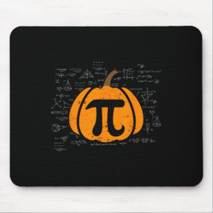 Funny Pumpkin Pie Math Teacher Halloween Thanksgiv Mouse Mat