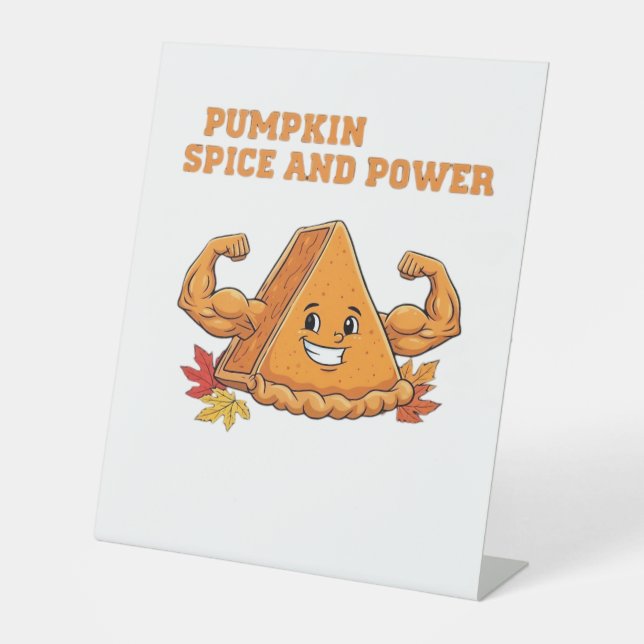 Funny Pumpkin Pie Thanksgiving Classic T-Shirt_2.p Pedestal Sign (Front)