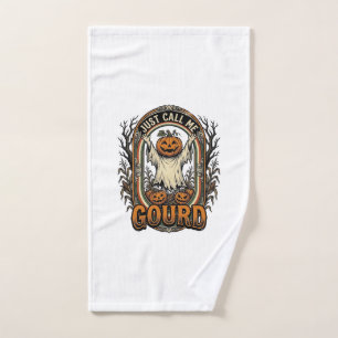 Funny Pumpkin Shirt Vintage Engraving Halloween Co Hand Towel