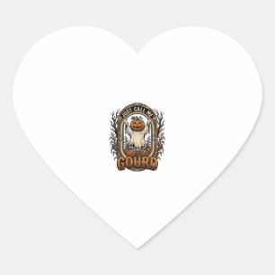 Funny Pumpkin Shirt Vintage Engraving Halloween Co Heart Sticker