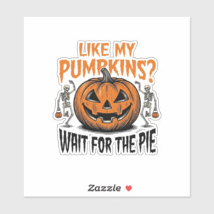 Funny Pumpkin Skeleton Halloween Pie Shirt_1