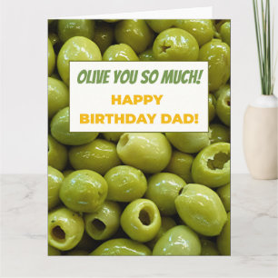 Funny Pun Birthday Card For Dad