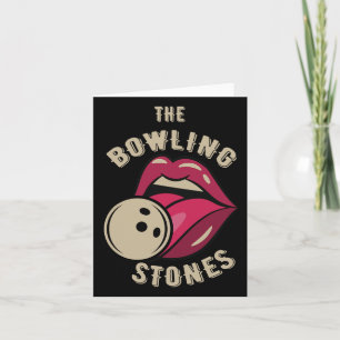 Funny Pun Bowling Stone  Card