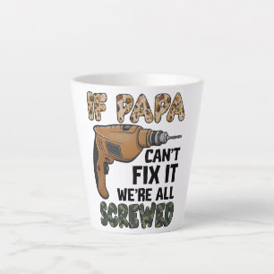 Funny Pun Father Joke Father's Day Latte Mug