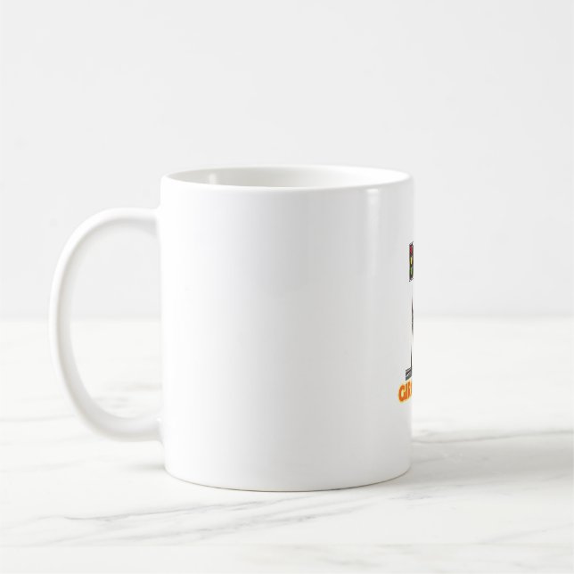 Funny Pun Giraffe Jam  Coffee Mug (Left)