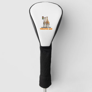 Funny Pun Giraffe Jam  Golf Head Cover
